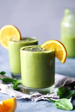 15 Groene thee Fruit Smoothie
